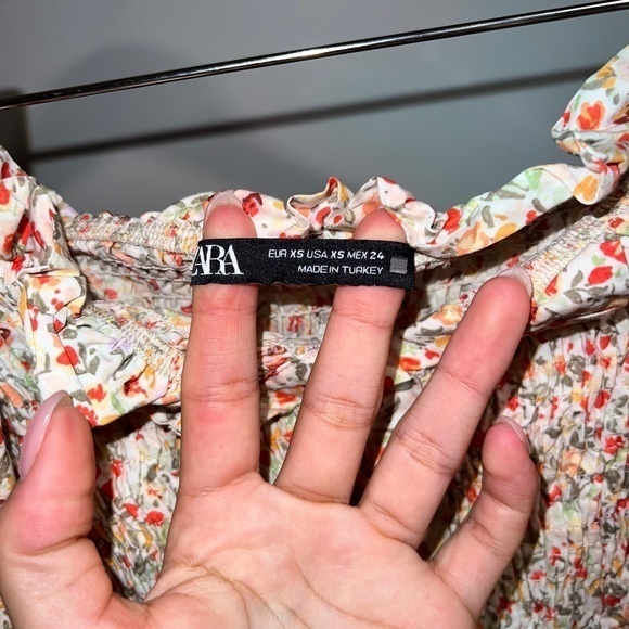 zara cropped off the shoulder top‎ - Picture 2 of 3